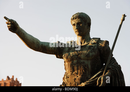 Statue of Caesar Augustus, Rome. Stock Photo