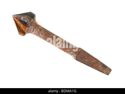 Vintage hand brace countersink auger bit Stock Photo