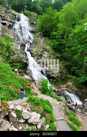 Todtnauer Wasserfaelle waterfalls, Todtnau, Black Forest, Baden-Wuerttemberg, Germany, Europe Stock Photo