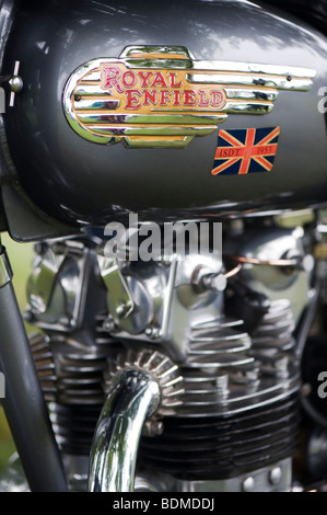 Royal Enfield. Classic british vintage motorcycle Stock Photo