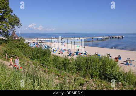 Koserow Beach, Usedom Island, Mecklenburg-Western Pomerania, Northern Germany Stock Photo