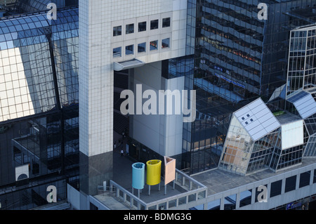 The Cube building as seen from the top of Kyoto Tower. Kyoto Central Station complex. Kyoto. Kansai (aka Kinki) region. Japan Stock Photo