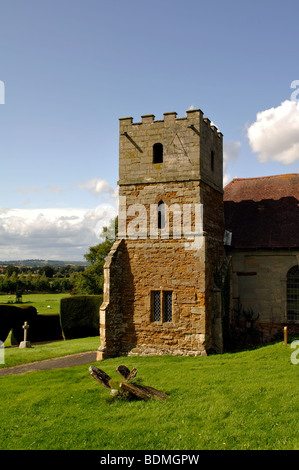 St. Nicholas Church, Loxley, Warwickshire, England, UK Stock Photo