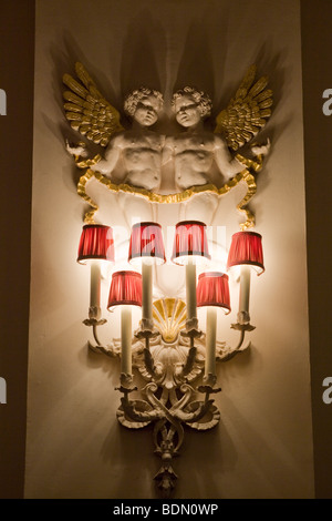 Interior Lamp Detail The Royal Opera House at Covent Garden  London Stock Photo