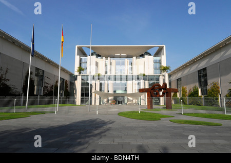 Bundeskanzleramt Federal Chancellery, Regierungsviertel governmental district, capital Berlin, Germany, Europe Stock Photo