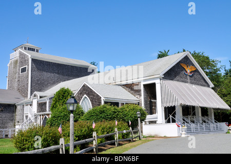 Exterior of Cape Cod Playhouse theater in Dennis, Cape Cod, Massachusetts, USA Stock Photo