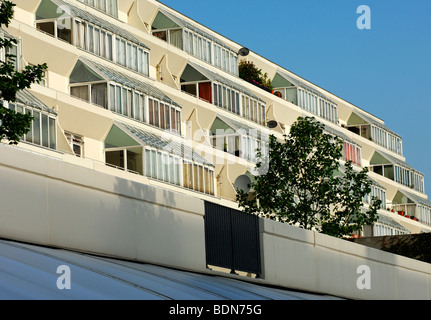 New residential area at Brunswick Centre in Bloomsbury, London, United Kingdom Stock Photo