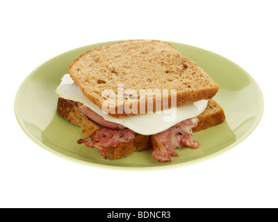 Bacon and Egg Sandwich Stock Photo