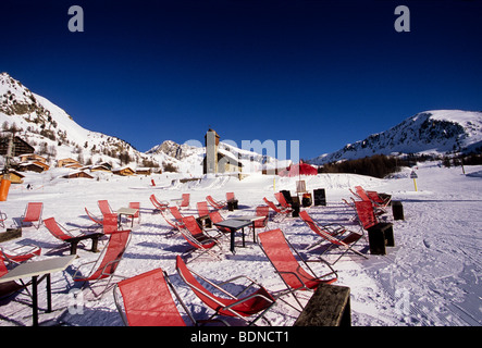 Ski station of Isola 2000 Alpes-MAritimes 06 PACA France Europe Stock Photo