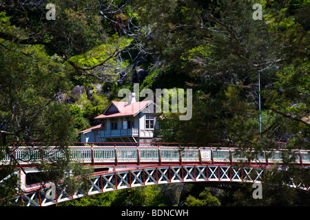 Kings Bridge Cataract Gorge, Launceston, Tasmania, Australia Stock Photo