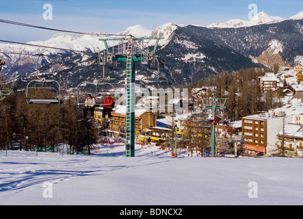 Ski station of Valberg Alpes-MAritimes 06 PACA France Europe Stock Photo