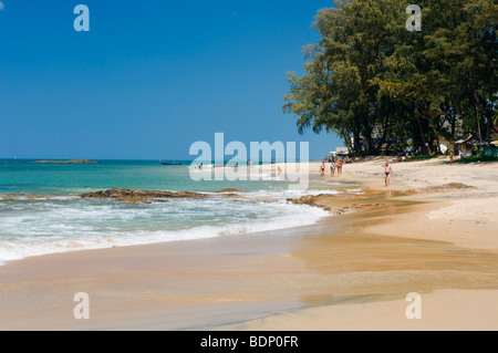Sandy beach, Nang Thong Beach, Khao Lak, Andaman Sea, Thailand, Asia Stock Photo