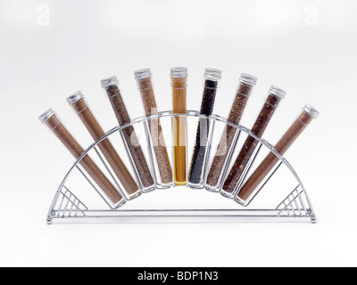 Chrome Spice Rack Stock Photo