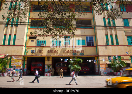 Fire Brigade Headquarters in Calcutta India Stock Photo