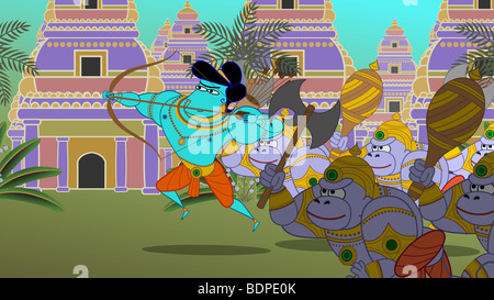 Sita sings the blues  Year : 2008 Director : Nina Paley  Animation Based upon the Indian tale of Ramayana Stock Photo