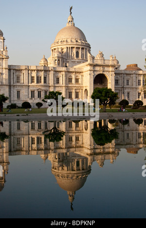 Victoria Memorial in the Maidan in Calcutta India Stock Photo