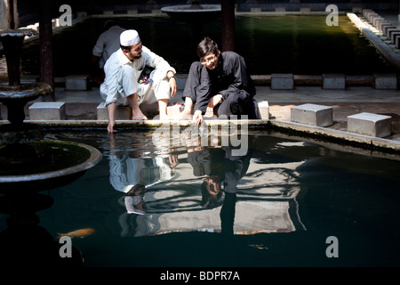 Ablution Pool at Nakhoda Mosque in Calcutta India Stock Photo