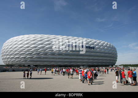 The Allianz Arena in Munich, Germany Stock Photo