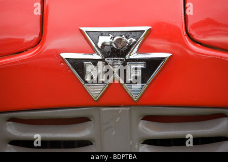 Massey Ferguson tractor badge Stock Photo