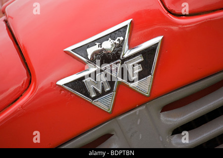 Massey Ferguson tractor badge Stock Photo
