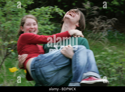 Young couple in love . Stock Photo