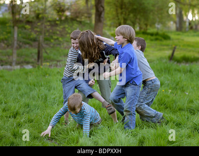 Boys messing around Stock Photo - Alamy