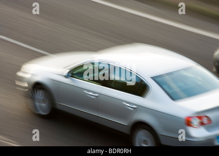 Car on motorway. UK Stock Photo