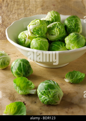 Fresh Brussels Sprouts Stock Photo