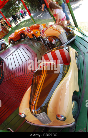 Carter’s Old-fashioned steam fair with nostalgic rides at Weston Super Mare, United Kingdom Stock Photo