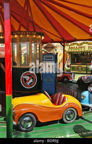 Carter’s Old-fashioned steam fair with nostalgic rides at Weston Super Mare, United Kingdom Stock Photo