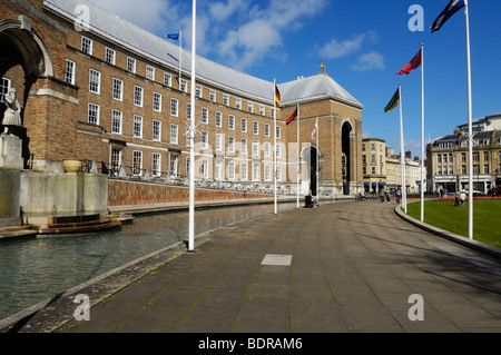 The City Hall, formerly known as the Council House, at College Green Bristol England United Kingdom Stock Photo