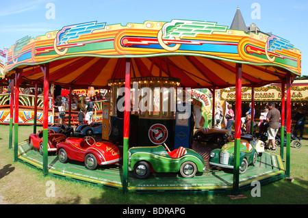 Carter’s Old-fashioned steam fair with nostalgic rides at Weston Super Mare, United Kingdom Stock Photo