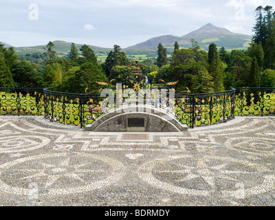 Powerscourt Estate House and Gardens, near Enniskerry in County Wicklow Irleand Stock Photo
