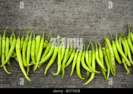 Pahiyas Festival decorations consisting of fruits, flowers and vegetables. Stock Photo