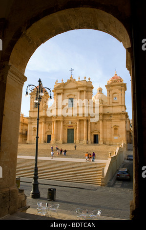 Restored Baroque Cathedral of San Nicolo - Noto, Sicily