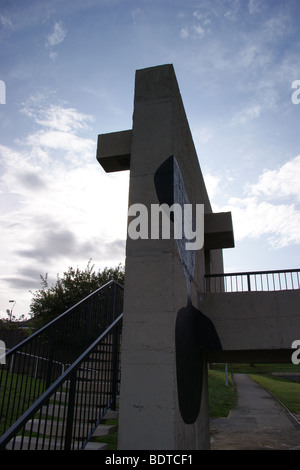 Apollo Pavilion, Peterlee, County Durham, by Victor Pasmore, 1969 Stock Photo