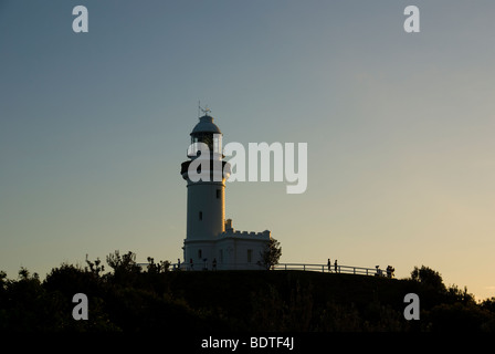 Byron Bay Lighthouse at dusk