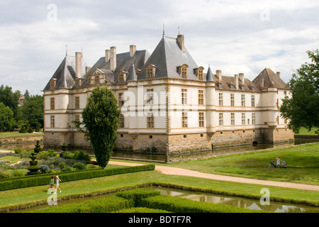Castle of Cormatin in France Stock Photo