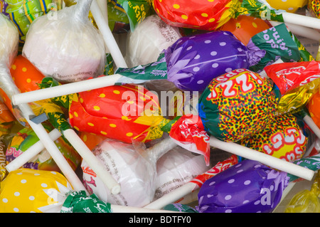 Confectionery Sweet Lollipops Stock Photo