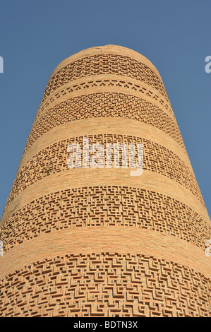 Decoration of Burana Tower in Kyrgyzstan. Islamic minaret of mosque. aprox. 11 century. Karakhanid period. Stock Photo