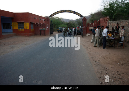 impressionen aus dem ranthambore nationalpark in indien, impressions of the ranthambore national park in india Stock Photo