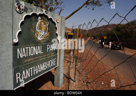 impressionen aus dem ranthambore nationalpark in indien, impressions of the ranthambore national park in india Stock Photo