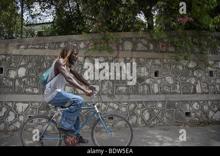 JAMAICA Street scene in Montego Bay. photo by Sean Sprague 2007 Stock Photo