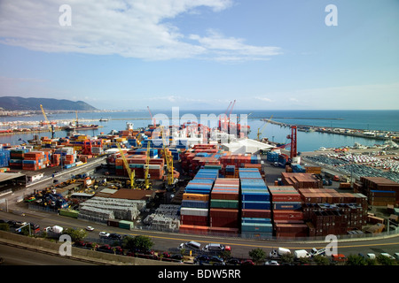 Salerno Docks Italy Stock Photo