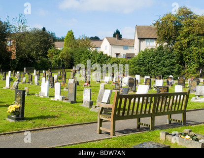 cemetery nottingham arnold nottinghamshire alamy graves rows england