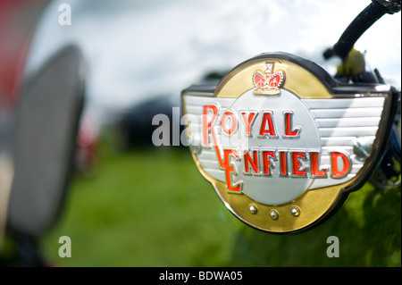 Royal Enfield , classic british vintage motorcycle Stock Photo