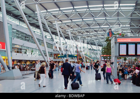 Dusseldorf International Airport, hall, North Rhine-Westphalia, Germany, Europe Stock Photo
