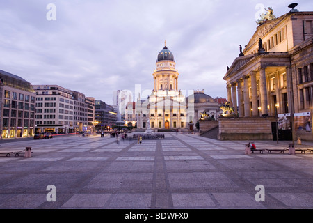 Gendarmenmarkt square, German Cathedral, Berlin, Germany, Europe Stock Photo