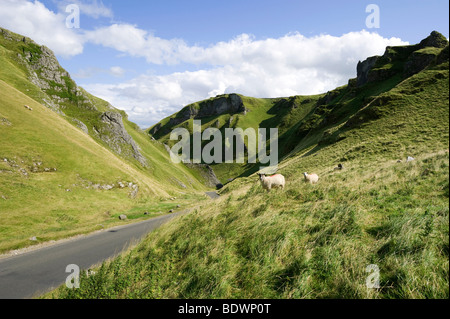 winnats pass, castleton, derbyshire, england Stock Photo