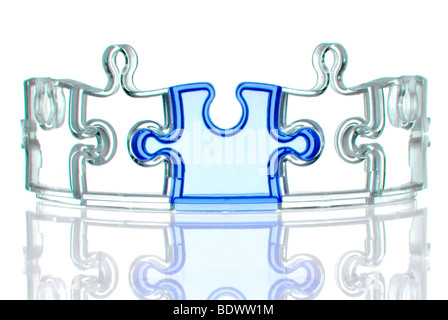 jigsaw piece puzzle game transparent classic shape illustration cut Stock  Photo - Alamy